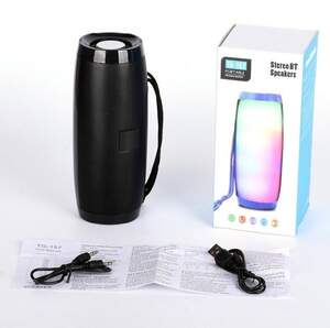 Портативная bluetooth колонка влагостойкая TG-157 Pulse с разноцветной подсветкой.